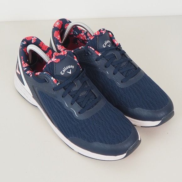 Callaway Shoes - Callaway Golf Coronado v2 Shoes, Blue/Red/White Floral Women's 10, CGW404BWR